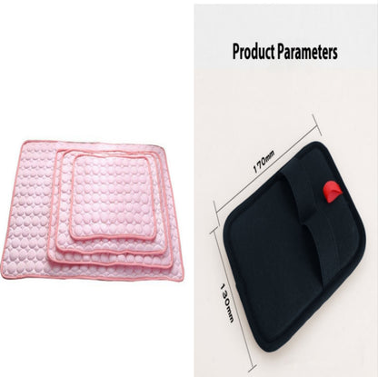 Pet Dog Cat Ice Silk Cold Nest Pad For Cooling In Summer