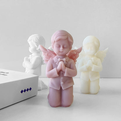 Prayer Angel Aromatherapy Candle Silicone Mold Epoxy Resin DIY